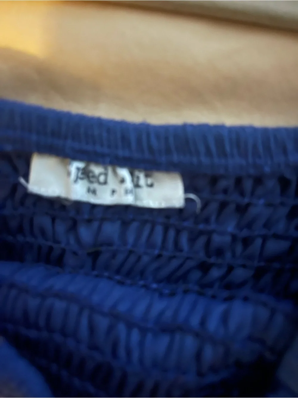 Speed Limit 98 Navy Blue Ruffle Maxi Dress - Picture 7 of 7